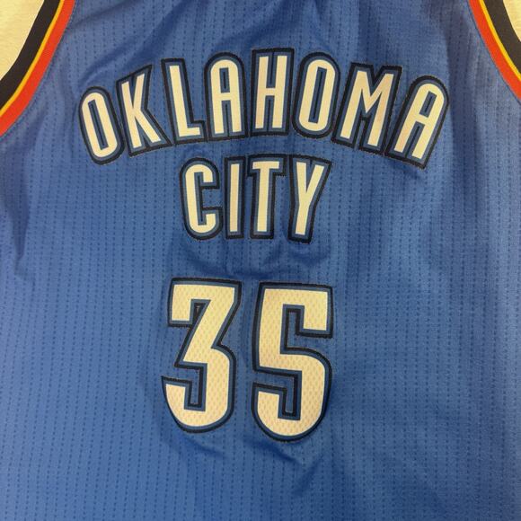 Oklahoma City Thunder Jersey Kevin Durant #35 Adidas NBA Basketball Youth Large - Picture 2 of 8